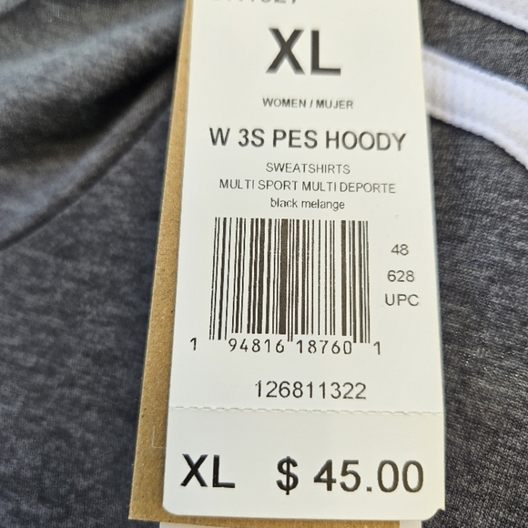 Adidas Gray Raglan Long Sleeve Shirt - Picture 5 of 5